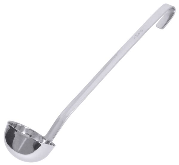Schöpfkelle fugenlos, Edelstahl, I: 0,06 ltr., D: 6 cm, Stiellänge: 23 cm