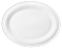 Seltmann Weiden, Blues - Platte oval, weiss, uni, 35 cm Seltmann Weiden, Blues - Platte oval, weiss, uni, 35 cm