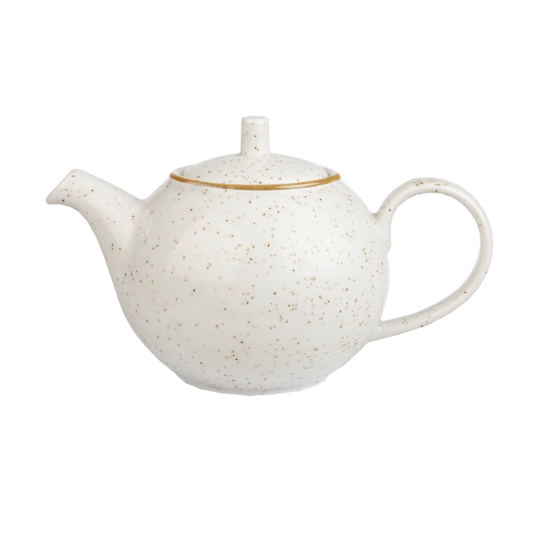 Churchill, Stonecast : Barley White - Kaffeekanne komplett, 15 cm/ 0,43 ltr.