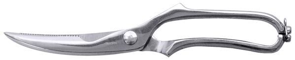 Geflügelschere mit Innenfeder, Edelstahl, L: 24 cm, Klingenlänge: 10,5 cm