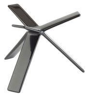 Buffetständer STAR, H: 12 cm, Metall, schwarz ummantelt Buffetständer STAR, H: 12 cm, Metall, schwarz ummantelt