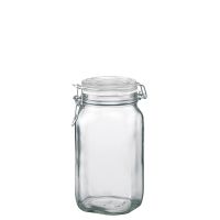 Bormioli, Fido - Einmachglas trspt., 22 cm/ 1,62 ltr. Bormioli, Fido - Einmachglas trspt., 22 cm/ 1,62 ltr.