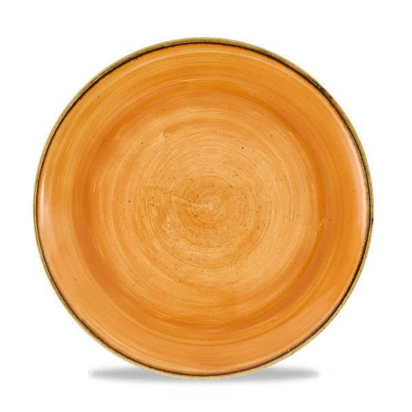 Churchill, Stonecast : Tangerine - Teller flach Coup, 26 cm