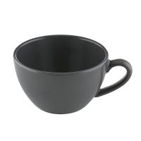 Bauscher, Sandstone : Dekor 700560 Dark Gray Uni - Latte Macchiato-Obere nieder 0,45 ltr. Bauscher, Sandstone : Dekor 700560 Dark Gray Uni - Latte Macchiato-Obere nieder 0,45 ltr.
