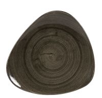 Churchill, Stonecast Patina : Iron Black - Teller flach dreieckig, 31,1 cm Churchill, Stonecast Patina : Iron Black - Teller flach dreieckig, 31,1 cm