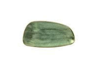 Churchill, Stonecast : Samphire Green - Chefs Geo Platte, asymmetrisch, 30 x 15,5 cm Churchill, Stonecast : Samphire Green - Chefs Geo Platte, asymmetrisch, 30 x 15,5 cm