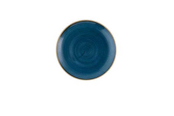 Churchill, Stonecast : Java Blue - Teller flach Coup, 21,7 cm