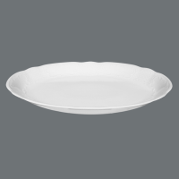 Seltmann Weiden, Salzburg - Platte oval, weiss uni, 35 cm Seltmann Weiden, Salzburg - Platte oval, weiss uni, 35 cm