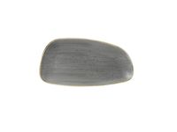 Churchill, Stonecast : Peppercorn Grey - Chefs Geo Platte, asymmetrisch, 30 x 15,5 cm Churchill, Stonecast : Peppercorn Grey - Chefs Geo Platte, asymmetrisch, 30 x 15,5 cm