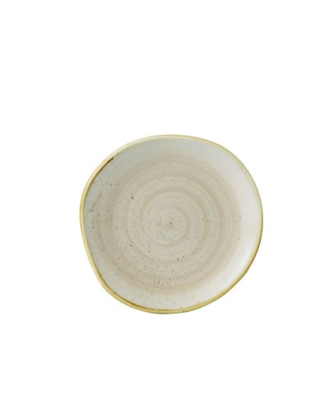 Churchill, Stonecast : Nutmeg Cream - Teller flach rund Organisch, 18,6 cm