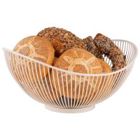 Vorschau: Korb SVART, Metall, 29,5 x 25,5 cm, H: 13,5 cm, Farbe: whisper white Vorschau: Korb SVART, Metall, 29,5 x 25,5 cm, H: 13,5 cm, Farbe: whisper white