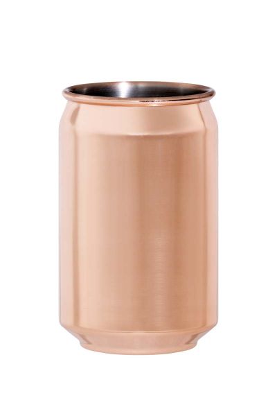 Colabecher, Edelstahl, kupferfarben, 500 ml
