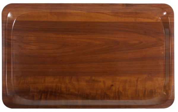 Serviertablett GN 1/1, nussbaumfarben, Pressholz, 53 x 32,5 x 1,7