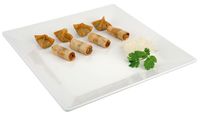 Tablett PURE, 21 x 21 cm, H: 3 cm, Melamin, weiss Tablett PURE, 21 x 21 cm, H: 3 cm, Melamin, weiss