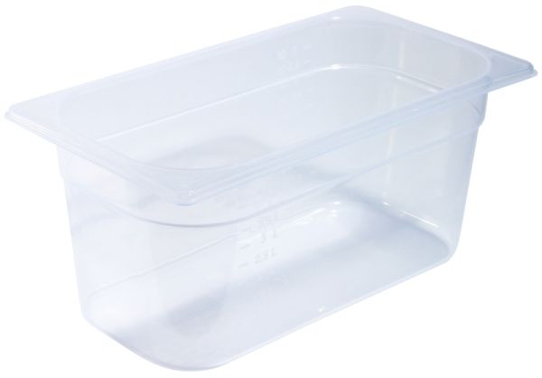 GN-Behälter Polypropylen 1/3, 17,6 x 32,5 cm, Tiefe: 150 mm