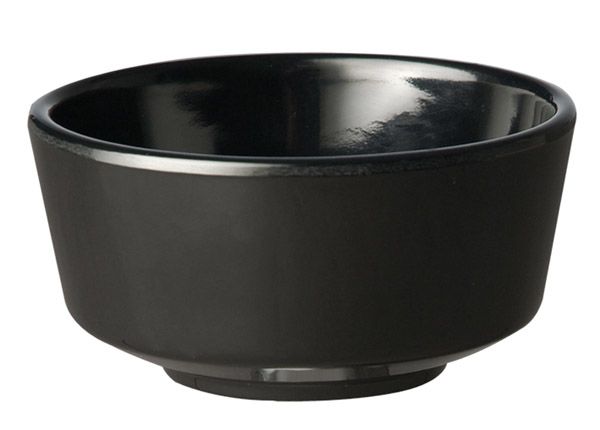 Schale rund FLOAT D: 9 cm, H: 4,5 cm, Melamin, schwarz, 0,15 ltr.