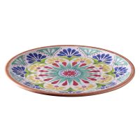 Teller ARABESQUE, Melamin,D: 33 cm, H: 2 cm, innen: Dekor, aussen: Terrakottaoptik Teller ARABESQUE, Melamin,D: 33 cm, H: 2 cm, innen: Dekor, aussen: Terrakottaoptik
