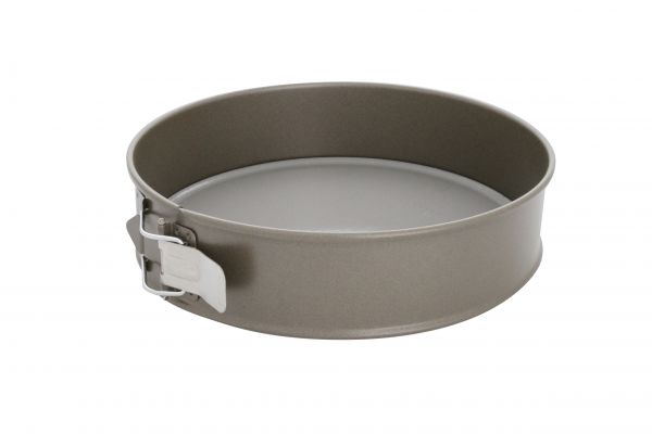Springform, emailliert, grau, D: 280 mm, H: 70 mm, V: 4,05 ltr.