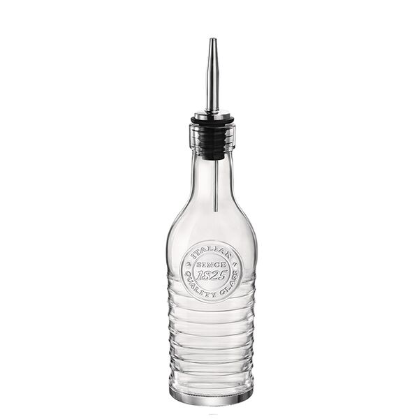 Bormioli, Officina 1825 - Flasche m. Ausgiesser, 6,2 x 19 cm/ 0,268 ltr.