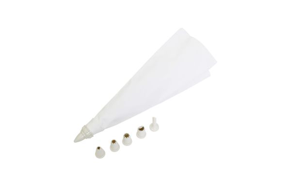 Haushalts - Spritzbeutel, 7-teiliges Set, Gr. 1a, 310 mm lang