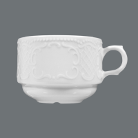 Seltmann Weiden, Salzburg - Milchkaffee-Obere, stapelbar, weiss uni, 0,25 ltr. Seltmann Weiden, Salzburg - Milchkaffee-Obere, stapelbar, weiss uni, 0,25 ltr.