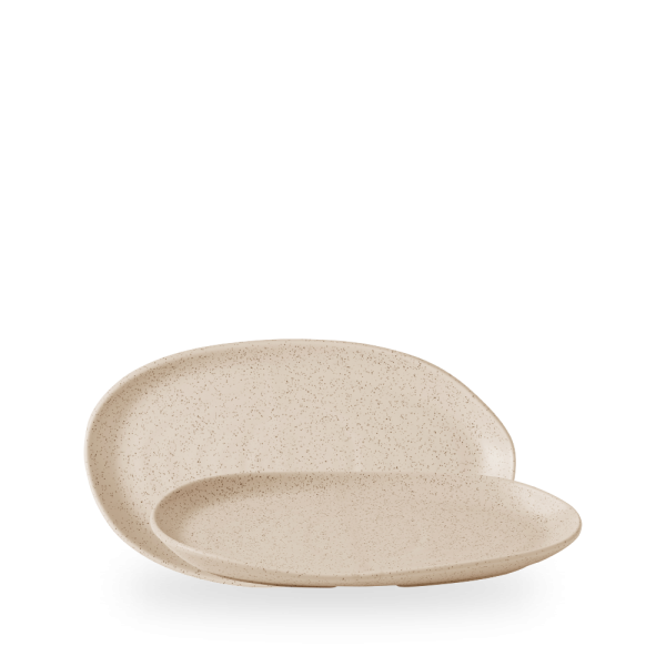 Churchill, Stonecast Natural : Nutmeg Cream - Platte Organisch, 26 x 15 cm