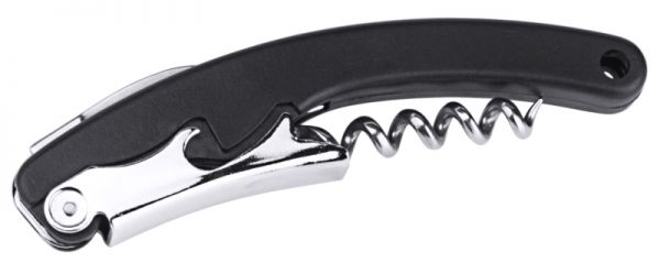Kellnermesser, Kunststoff-Griff, ergonomische Form, Edelstahl, L: 12 cm