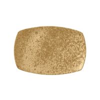 Bauscher, Sandstone : Dekor 426078 Dark Yellow - Platte rechteckig coup 27,9 x 18,3 cm Bauscher, Sandstone : Dekor 426078 Dark Yellow - Platte rechteckig coup 27,9 x 18,3 cm