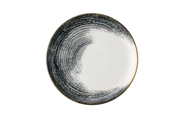 Churchill, Homespun Accents : Quartz Black - Teller flach Coup, 28,8 cm