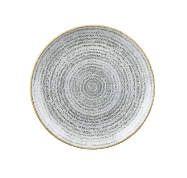 Churchill, Homespun : Stone Grey - Teller flach Coup, 21,7 cm