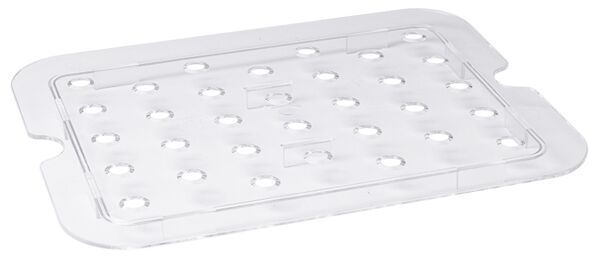 GN 1/2 Einlegeboden gelocht, Polycarbonat, 26,5 x 20,5 x 1,5 cm