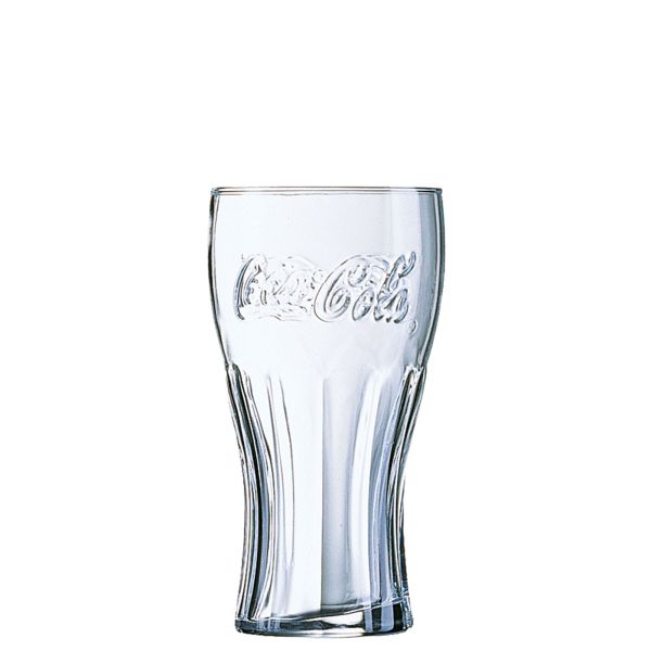 Coca-Cola Konturglas 37 cl Nr. FH37 m. Füllstrich 0,3 ltr. |-|, Inhalt: 370 ml, Höhe: 143 mm