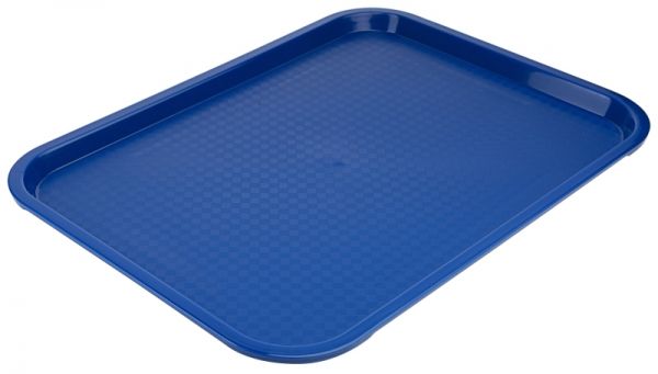 Fast Food Tablett, blau, Polypropylen, 40 x 30 x 2 cm