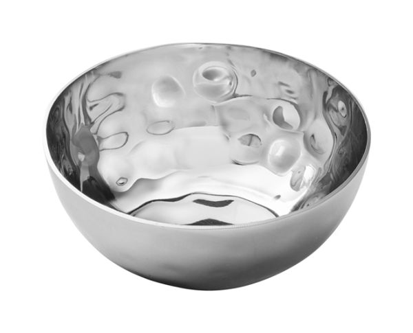 Playground, Edelstahl - Dip-Schälchen rund, Hammerschlagoptik, 6 cm/ 0,04 ltr.