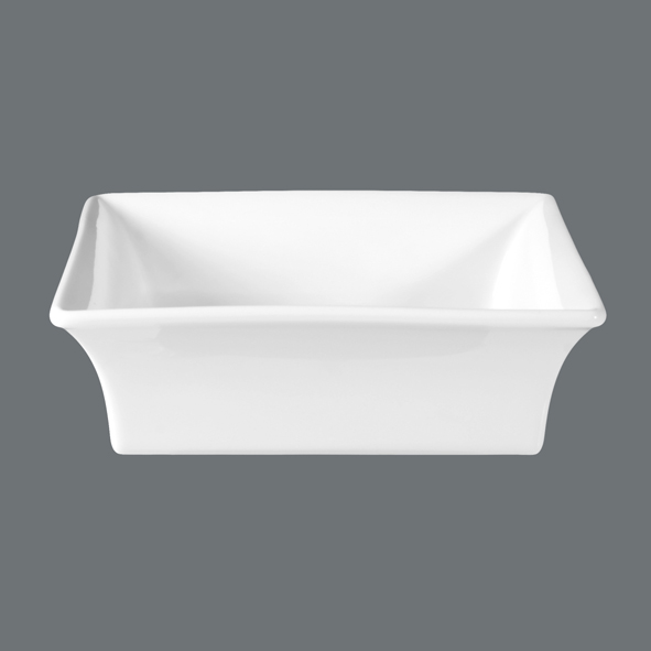 Seltmann, Buffet Gourmet - Bowl 5160, uni, weiß, 10 x 20 x 7 cm