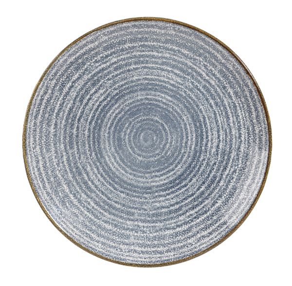 Churchill, Homespun : Slate Blue - Teller flach Coup, 26 cm