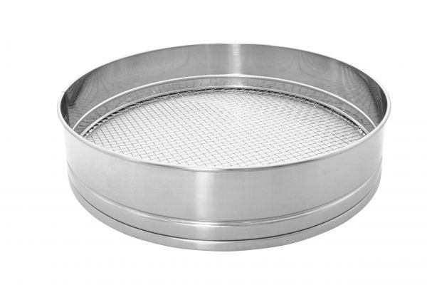 Mehl-, Puder-, Zuckersieb, Metall, grob 6,8 mm, D: 400 mm