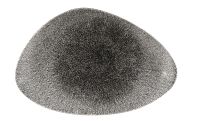 Churchill, Raku : Quartz Black - Chefs Platte dreieckig, 30 x 20 cm Churchill, Raku : Quartz Black - Chefs Platte dreieckig, 30 x 20 cm