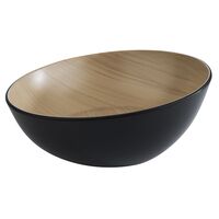 Schale FRIDA, D: 25 cm, H: 8 / 11 cm, Melamin, innen: Holzoptik Schale FRIDA, D: 25 cm, H: 8 / 11 cm, Melamin, innen: Holzoptik