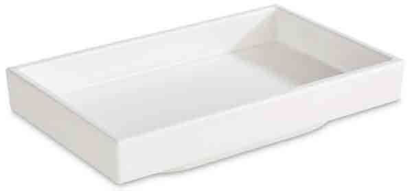 Bento Box ASIA PLUS 15,5 x 9,5 cm, H: 3 cm, Melamin, außen: weiss, matt