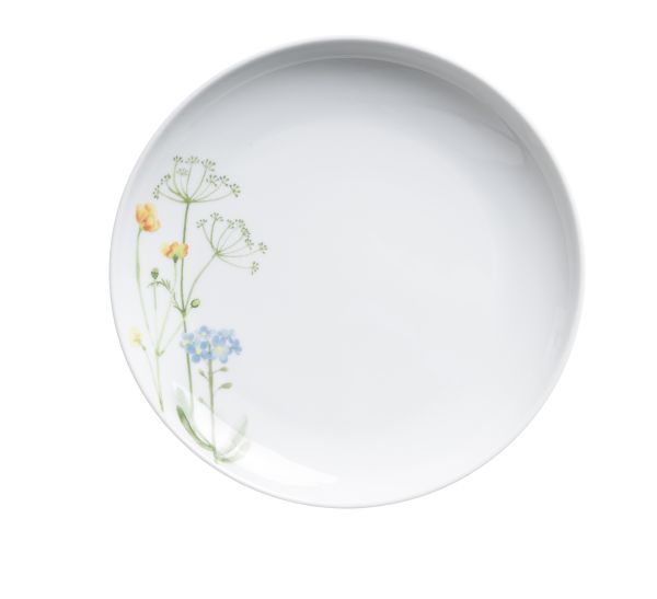 Kahla, Five Senses : Wildblume - Frühstücksteller, rot-gelb, 22 cm