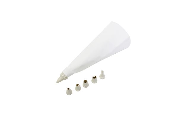 Haushalts - Spritzbeutel, 7-teiliges Set, Gr. 1, 280 mm lang