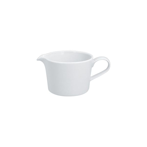 Sauciere m. Hkl., uni, weiss, 9,1 x 7 cm/ 0,26 ltr.