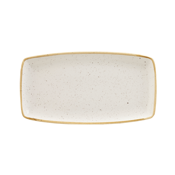 Churchill, Stonecast : Barley White - Platte rechteckig, 29,5 x 14 cm