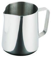 Milch- / Universalkanne D: 9 cm, H: 11,5 cm, I: 0,6 ltr., Edelstahl, innen matt poliert Milch- / Universalkanne D: 9 cm, H: 11,5 cm, I: 0,6 ltr., Edelstahl, innen matt poliert