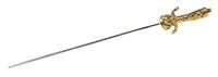 Fleischspieß, Edelstahl, mit Säbelgriff, L: 29,5 cm, Klingenlänge: 24,5 cm Fleischspieß, Edelstahl, mit Säbelgriff, L: 29,5 cm, Klingenlänge: 24,5 cm