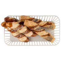 Vorschau: GN 1/3 Korb URBAN, Metall, 32,5 x 17,6 cm, H: 7,5 cm, Farbe: whisper white Vorschau: GN 1/3 Korb URBAN, Metall, 32,5 x 17,6 cm, H: 7,5 cm, Farbe: whisper white