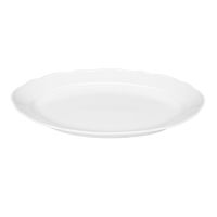 Bauscher, Marie Christine - Platte oval Fahne, weiss, uni, 35 x 23 cm Bauscher, Marie Christine - Platte oval Fahne, weiss, uni, 35 x 23 cm