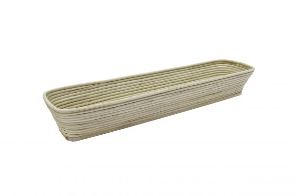 Brotform, Gärkorb lang, eckiger Kopf 650 x 160 mm, 6000 g