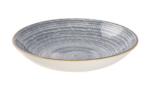 Churchill, Homespun : Slate Blue - Teller tief Coup, 24,8 cm/ 1,11 ltr.